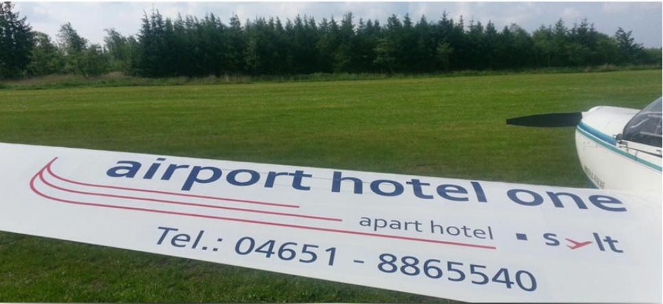 Airport Hotel One Aparthotel Sylt Exterior foto